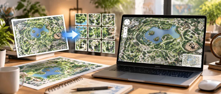 Featured image for WebMap DIY(定制你自己的网络地图，GMapImageCutter工具推荐)